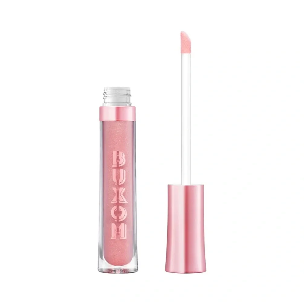 BUXOM DOUBLE TAKE Mini Plumping Duo Lipstick & Lip Polish Dolly Pink NEW IN BOX